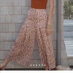 NWT Anthropologie Maeve Isobel Pleated Trousers SM